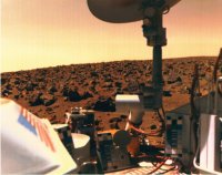 Panorama de Mars pris par la sonde Viking
